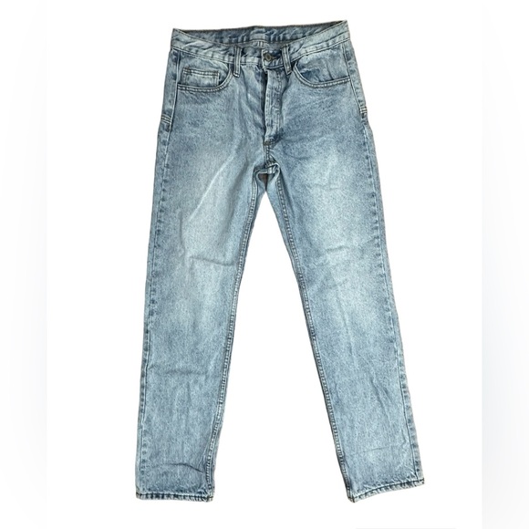 J.Galt Shanghai Light Blue Wash high waisted Straight legs jeans. Sz. S - Picture 3 of 5